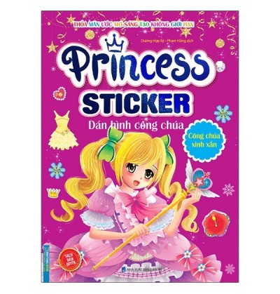 PRINCESS STICKER - DÁN HÌNH CÔNG CHÚA - CÔNG CHÚA XINH XẮN