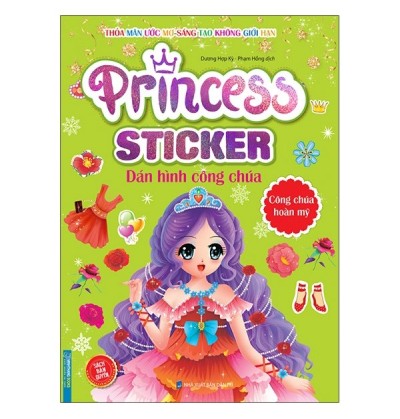 PRINCESS STICKER - DÁN HÌNH CÔNG CHÚA - CÔNG CHÚA HOÀN MỸ